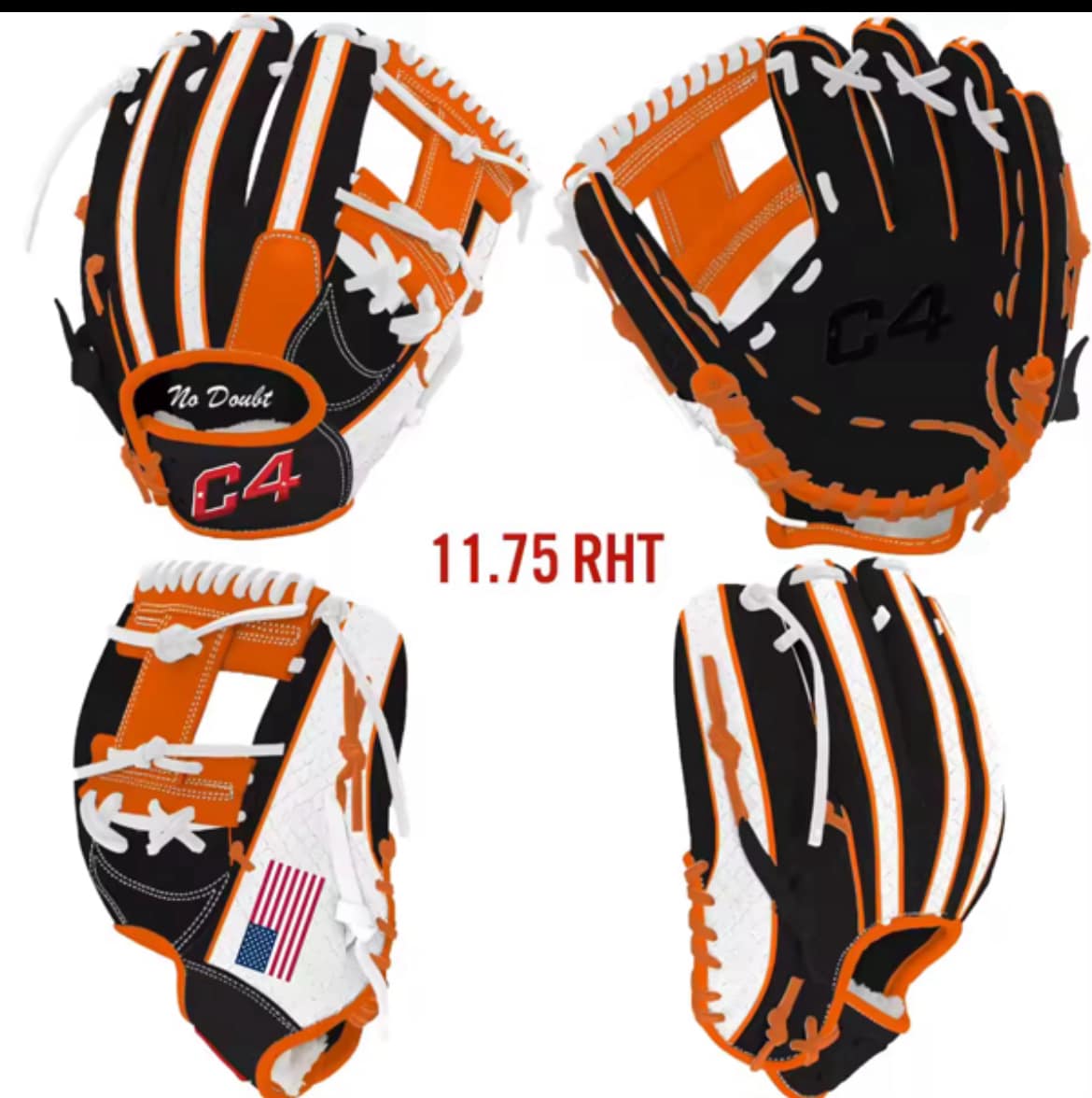 C4 Baseball Glove 11.75 RHT